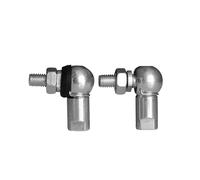L Forma Sfera Giunto Asta Fine Cuscinetto 1 pz M5 M6 Giunto sferico angolare Estremità stelo Filettata M5x0.8 M6x1.0 Cuscinetto a sfere(SUS304 M6 With Seal,Right Thread)