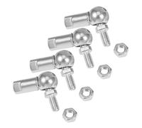 L Forma Sfera Giunto Asta Fine Cuscinetto CS8, cuscinetto a sfere con estremità a snodo e perno, M5X0,8 mm in acciaio al carbonio, lato destro, 4 pezzi, cuscinetto a giunto sferico