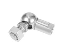 L Forma Sfera Giunto Asta Fine Cuscinetto CS8, cuscinetto a sfere con estremità a snodo e perno, M5X0,8 mm in acciaio al carbonio, lato destro, 4 pezzi, cuscinetto a giunto sferico