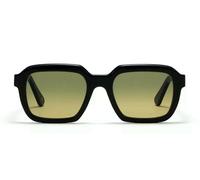 L.g.r Raffaello Occhiali Da Sole Uomo Nero Geometrico Giallo 53mm
