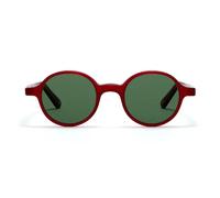 L.g.r Reunion Occhiali Da Sole Uomo Rosso Rotondo Verde 46mm