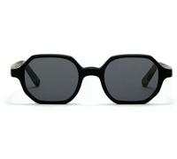 L.g.r Zanzibar Occhiali Da Sole Unisex Nero Geometrico Grigio 46mm