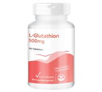 L-glutatione 500 mg 90 compresse ad alto dosaggio, forma ridotta VEGAN Vitami...