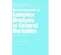 L. Hormander An Introduction to Complex Analysis in Several V (Copertina rigida)