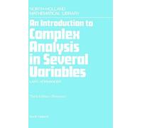 L. Hormander An Introduction to Complex Analysis in Several V (Copertina rigida)