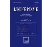 L' indice penale (2019). Vol. 1
