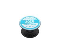 L’inizio della scuola -2026 First Class, blu Logo PopSockets PopGrip Adesivo