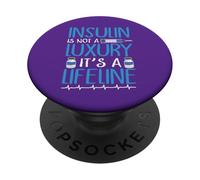 L’insulina non è un lusso, è un’ancora di salvezza PopSockets PopGrip Adesivo