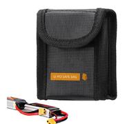 L-ipo - Borsa di protezione di sicurezza ignifuga, per batteria, resistente al fuoco, impermeabile, per batterie L-ipo, documenti, denaro, gioielli, S, Refer to description, Unisex