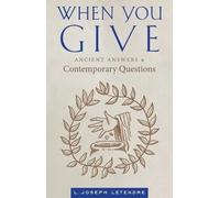 L Joseph Letendre When You Give (Tascabile)