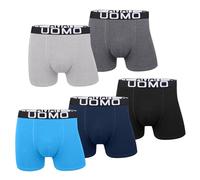 L&K Boxer da Uomo in Cotone, Confezione da 5, Taglia M-5XL, Neri, Multicolore, Modelli Fantastici, vestibilità Ampia, Senza fastidiose Etichette 11116UN 5XL