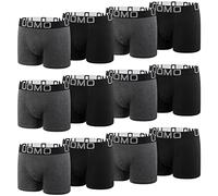 L&K Boxer Uomo Set in Diversi Colori, Premium Stretch 1119, Pacco da 12 M-5XL