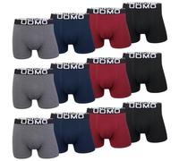L&K Boxer Uomo Set in Diversi Colori, Premium Stretch 1119, Pacco da 12 M-5XL