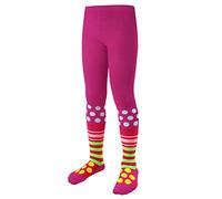 L&K-II 1 paio di collant per ragazze cotone bambini collant opachi collant ragazze con pois e strisce motivi multicolore 2763, 2763C-1, 134 cm-140 cm