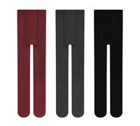 L&K-II 4 paia di collant termici casualmente per ragazze collant per bambini con fodera interna invernali caldi coprenti morbidi senza cuciture collant a vita alta multicolore 2776