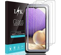 L K LϟK 3 Pezzi Pellicola Vetro Temperato per Samsung Galaxy A32 5G / A12 / M12 6.5 Pollici - 9H Durezza Senza Bolle HD Schermo Protettivo con Facile Kit D'Installazione