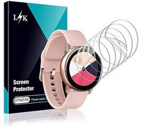 L K LϟK 6 Pezzi Pellicola Protettiva per Samsung Galaxy Watch 4 40mm / Galaxy Watch Active 2 40mm - Senza Bolle No Lifted Edge Trasparente HD Schermo Protettivo con Kit D'Installazione