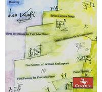L. Kraft - 5 Sonnets Of William Shakespeare/Piano Fantasy