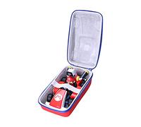 L LTGEM Custodia per Mario Kart Live: Home Circuit -Mario Set - Nintendo Switch Mario Set Edition - Borsa protettiva da viaggio (rosso)