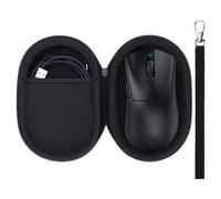 L LTGEM Custodia per mouse compatibile con mouse da gioco wireless Razer DeathAdder V4 Pro, custodia da viaggio per ufficio, colore nero (solo custodia)