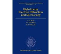 L.M. Peng S.L. Dudarev High Energy Electron Diffraction and (Copertina rigida)