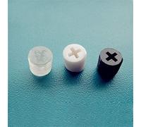 L-MEIQUN, Viti 50Pcs M7 M10 Nylon Phillips Socket Non a Testa grani di plastica Macchia Nera White Clear Bulloni (Taglia : M10x10mm(50Pcs) Black)