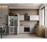 L Merle Angolo Cucina Einbau 340 cm Respekta French Door Bianco