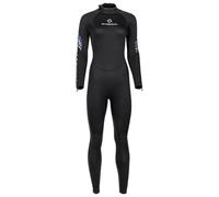 L,Muta in Neoprene da 3 Mm per Donna - Tuta da Immersione Intera Monopezzo con Cerniera Posteriore e Maniche Lunghe, Ideale per Snorkeling, Surf, Canoa e Immersioni Subacquee