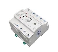 L N 220V Rail ATS Dual Power Transfer Electrical Selector Switches Uninterrupted 2P 4P 63A TOQ6(4P)
