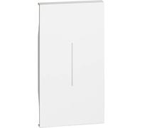 Cover Bticino Living Now con simbolo neutro 2M bianco KW01MH2