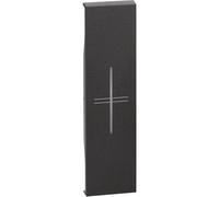 Cover Bticino Living Now per comando tapparella connesso Nero KG32