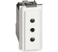 Presa Bticino Living Now 2P+T 10A 250V colore bianca KW4113
