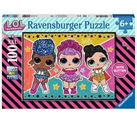 L.O.L Glitter Ravensburger Puzzle 100 Pezzi XXL, Multicolore, 12881