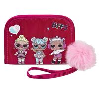 Undercover LOL Surprise Portamonete con chiusura lampo, per bambini, ragazzi e ragazze, 10 x 13,5 x 1 cm, Lilla