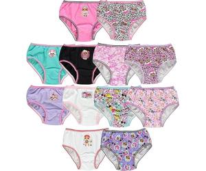 L. O.L.Sorpresa Ragazze 12-Days Advent 100% Cotone Pettinato Intimo Box per