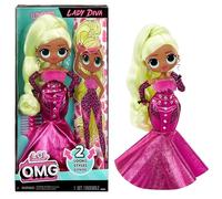 L.O.L. Surprise! Bambola alla moda OMG - Lady Diva - Con molteplici sorprese, tra cui abiti trasformabili e favolosi accessori - Età 4+