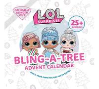 L.O.L. Surprise! Bling-a-Tree Advent Calendar: | L.O.L. Gifts for Girls Aged 6+ | Lol Surprise | Trim a Tree | Craft Kit | 25+ Surprises