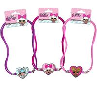 L.O.L. Surprise! Collana con ciondoli assortiti multicolore, per bambini, casual, in plastica, 8 cm