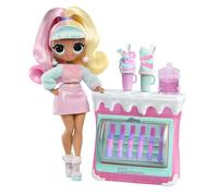 Lol surprise omg sweet nails: candylicious sprinkles shop. include 15 sorprese tra cui veri smalti, unghie finte, sticker, glitter, 1 fashion doll e molto altro