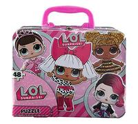 L.O.L Surprise! - Scatola di latta a forma di puzzle, 48 pezzi