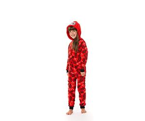 L O L Surprise! Tutina per Bambina, Pigiama Super Morbida, Calda e Accogliente, Pigiama Tuta per Bambina, Design con Cappuccio, Costume per Bambini, Regalo per Ragazze! Taglia 3-4 Anni