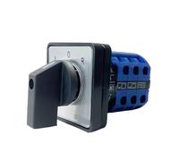 L-O-R 3 Positions 20A/32A Changeover Control Circuit Panel Mounted for Electrician Using Tools Rotary Cam Switch LW26-20/3(LOR,20A)