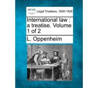 L Oppenheim International law (Tascabile)