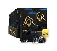 L’OR Espresso Caffé Ristretto Decaffeinato Intensità 9 - Capsule di Alluminio Compatibili con Nespresso®* - 10 Confezioni (100 Porzioni)
