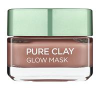 CREMA L'OREAL 50ml PURE CLAY GLOW MASK 3 ARGILLE MINERALI ALGA ROSSA VASO (X3)