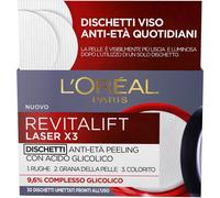 L`Oréal Paris Dischetti Peeling Revitalift Laser X3 Scrub detergente anti-età