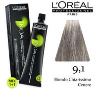 L´Oréal Paris Inoa 9,1 Biondo Chiarissimo Cenere 60 g - Colore Capelli
