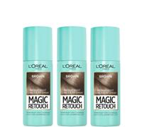 L’Oréal Paris Magic Retouch Medium Brown Root Concealer Spray Trio Bundle