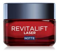 L'Oréal Paris Crema Viso Notte Revitalift Laser - Acido Ialuronico, Vitamina C, Pro-Retinolo - 50 ml