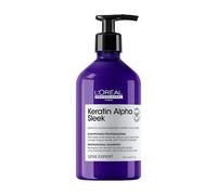 L’Oréal Professionnel - Keratin Alpha Sleek Shampoo professionale senza solfati, anticrespo e disciplinante, idrata i capelli, dona morbidezza e luminosità 500 ml unisex